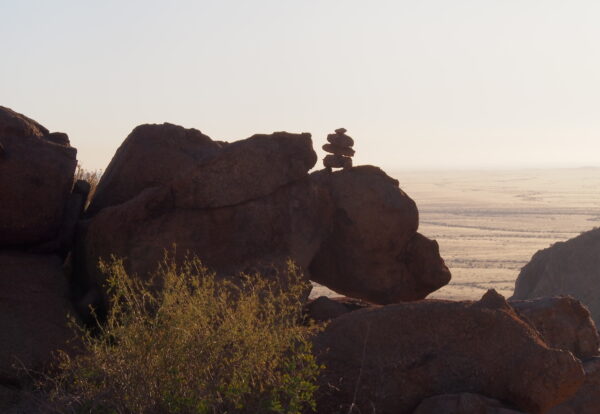 En haut du Spitzkoppe